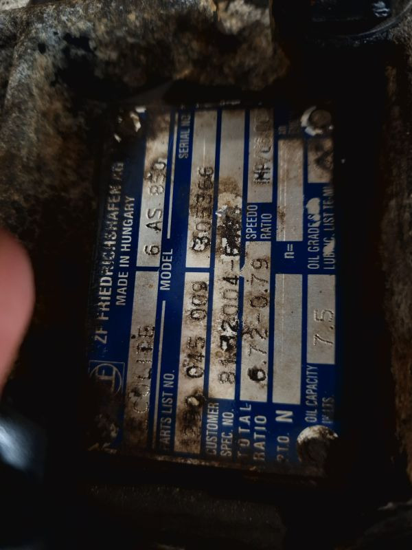 ZF 6AS850 MAN Gearbox - 기어박스 : 사진 2 ZF 6AS850 MAN Gearbox - 기어박스 : 사진 2