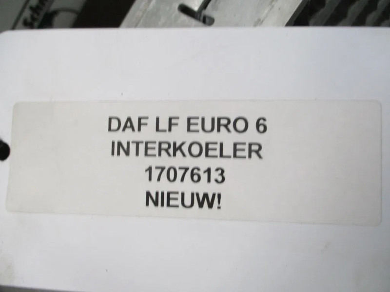DAF 1707613 INTERKOELER DAF LF PX5 PX7 EURO 6 NIEUW! - 인터쿨러 트럭 용 : 사진 2 DAF 1707613 INTERKOELER DAF LF PX5 PX7 EURO 6 NIEUW! - 인터쿨러 트럭 용 : 사진 2