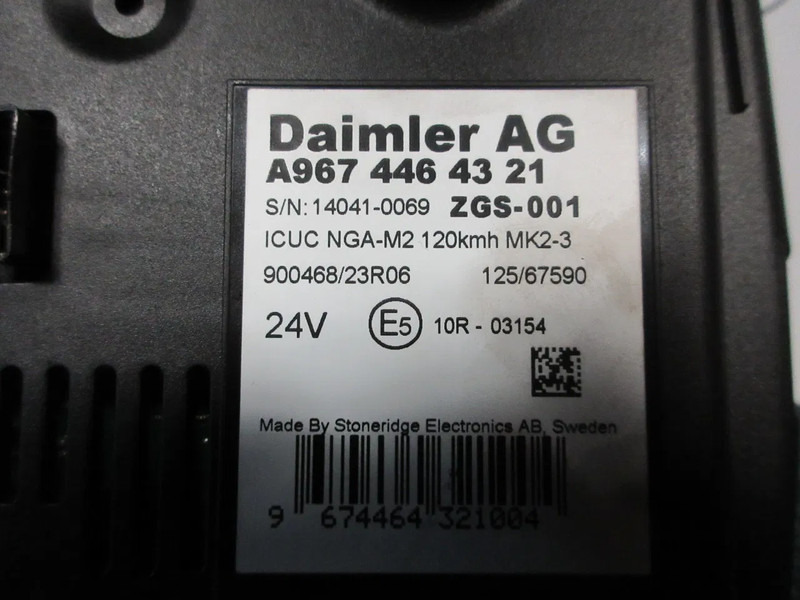 Mercedes-Benz A 967 446 43 21//A 967 446 51 21 INSTRUMENTENPANEEL MERCEDES BENZ 1221 EURO 6 - 대시보드 트럭 용 : 사진 3 Mercedes-Benz A 967 446 43 21//A 967 446 51 21 INSTRUMENTENPANEEL MERCEDES BENZ 1221 EURO 6 - 대시보드 트럭 용 : 사진 3
