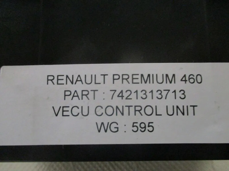 Renault 7421313713 VECU Modulen - 전기 설비 트럭 용 : 사진 2 Renault 7421313713 VECU Modulen - 전기 설비 트럭 용 : 사진 2