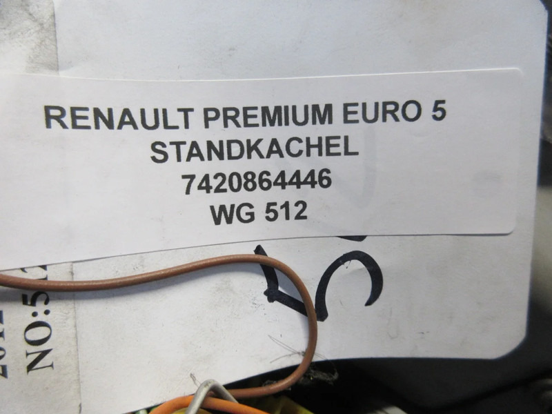Renault PREMIUM 7420864446 STANDKACHEL EURO 6 - 난방/ 환기 트럭 용 : 사진 5 Renault PREMIUM 7420864446 STANDKACHEL EURO 6 - 난방/ 환기 트럭 용 : 사진 5