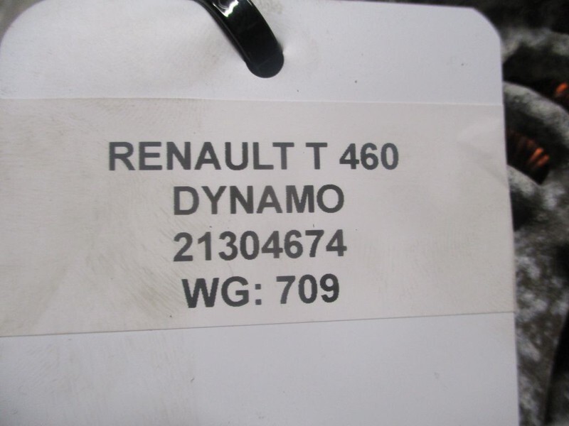 Renault T SERIE 21304674 DYNAMO - 얼터네이터 트럭 용 : 사진 3 Renault T SERIE 21304674 DYNAMO - 얼터네이터 트럭 용 : 사진 3