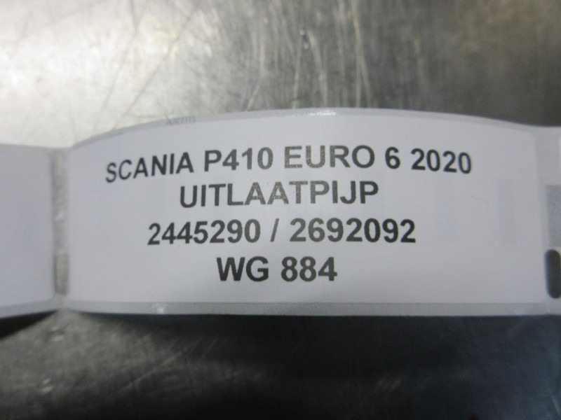 Scania P410 2445290 / 2692092 UITLAATPIJP EURO 6 MODEL 2020 - 배기 시스템 트럭 용 : 사진 3 Scania P410 2445290 / 2692092 UITLAATPIJP EURO 6 MODEL 2020 - 배기 시스템 트럭 용 : 사진 3
