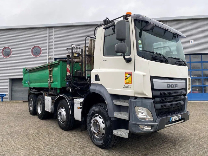 DAF CF410 / 8X4 / BIG AXLE / FULL-STEEL /2 SIDE TIPPER/ ONLY:363247 KM / AUTOMATIC / EURO-6 / 2014 - 크레인 트럭 : 사진 2 DAF CF410 / 8X4 / BIG AXLE / FULL-STEEL /2 SIDE TIPPER/ ONLY:363247 KM / AUTOMATIC / EURO-6 / 2014 - 크레인 트럭 : 사진 2
