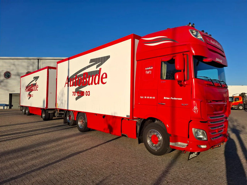 DAF XF106-530 / DEB / COMPLETE COMBI / SIDE DOORS / 2XPLATFORM 2500KG / ONLY:773032 KM / LWDS / LEATHER / EURO-6 / 2017 - 박스 트럭 : 사진 3 DAF XF106-530 / DEB / COMPLETE COMBI / SIDE DOORS / 2XPLATFORM 2500KG / ONLY:773032 KM / LWDS / LEATHER / EURO-6 / 2017 - 박스 트럭 : 사진 3