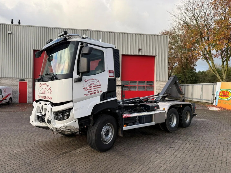 Renault C480 / ENGINE RUNNING / 6X4 / HIAB 21TON HOOKLIFT / ONLY:146334 KM / AUTOMATIC / EURO-6 / 2020 - 후크 리프트 트럭 : 사진 2 Renault C480 / ENGINE RUNNING / 6X4 / HIAB 21TON HOOKLIFT / ONLY:146334 KM / AUTOMATIC / EURO-6 / 2020 - 후크 리프트 트럭 : 사진 2