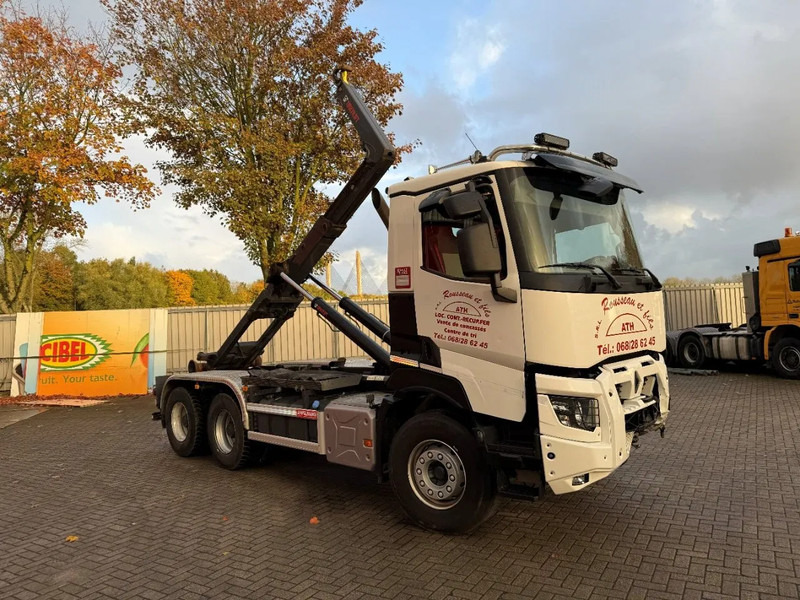 Renault C480 / ENGINE RUNNING / 6X4 / HIAB 21TON HOOKLIFT / ONLY:146334 KM / AUTOMATIC / EURO-6 / 2020 - 후크 리프트 트럭 : 사진 3 Renault C480 / ENGINE RUNNING / 6X4 / HIAB 21TON HOOKLIFT / ONLY:146334 KM / AUTOMATIC / EURO-6 / 2020 - 후크 리프트 트럭 : 사진 3