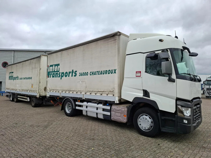 Renault T480 COMFORT / DOUBLE TANK / TIR LINE / TUV:30-03-2026 / THROUGH LOADING SYSTEM / LWDS / AUTOMATIC / EURO-6 / 2017 - 커튼사이더 트럭 : 사진 2 Renault T480 COMFORT / DOUBLE TANK / TIR LINE / TUV:30-03-2026 / THROUGH LOADING SYSTEM / LWDS / AUTOMATIC / EURO-6 / 2017 - 커튼사이더 트럭 : 사진 2