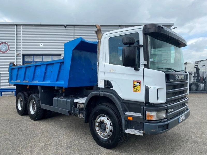Scania 114-340 / 6X4 / 2 SIDE TIPPER / BIG AXLE / FULL-STEEL / DRUM BRAKES / MANUAL / 1999 - 덤프트럭 : 사진 4 Scania 114-340 / 6X4 / 2 SIDE TIPPER / BIG AXLE / FULL-STEEL / DRUM BRAKES / MANUAL / 1999 - 덤프트럭 : 사진 4