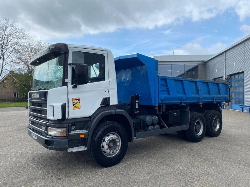 Scania 114-340 / 6X4 / 2 SIDE TIPPER / BIG AXLE / FULL-STEEL / DRUM BRAKES / MANUAL / 1999 - 덤프트럭 : 사진 1 Scania 114-340 / 6X4 / 2 SIDE TIPPER / BIG AXLE / FULL-STEEL / DRUM BRAKES / MANUAL / 1999 - 덤프트럭 : 사진 1