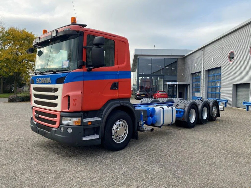 Scania G400 / 8X4 / 9TON FRONT AXLE / PTO / LIFT+LENKACHSE / ALCOA'S / AIRCO / MANUAL / EURO-5 / 2011 - 캡 새시 트럭 : 사진 1 Scania G400 / 8X4 / 9TON FRONT AXLE / PTO / LIFT+LENKACHSE / ALCOA'S / AIRCO / MANUAL / EURO-5 / 2011 - 캡 새시 트럭 : 사진 1