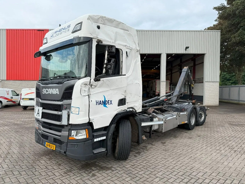 Scania NGS R410 / ENGINE RUNNING / RETARDER / LIFT+LENKACHSE / HIAB 21TON HOOK / NL TRUCK / FRIDGE / EURO-6 / 2019 - 후크 리프트 트럭 : 사진 2 Scania NGS R410 / ENGINE RUNNING / RETARDER / LIFT+LENKACHSE / HIAB 21TON HOOK / NL TRUCK / FRIDGE / EURO-6 / 2019 - 후크 리프트 트럭 : 사진 2