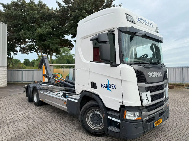 Scania NGS R410 / ENGINE RUNNING / RETARDER / LIFT+LENKACHSE / HIAB 21TON HOOK / NL TRUCK / FRIDGE / EURO-6 / 2019 - 후크 리프트 트럭 : 사진 4 Scania NGS R410 / ENGINE RUNNING / RETARDER / LIFT+LENKACHSE / HIAB 21TON HOOK / NL TRUCK / FRIDGE / EURO-6 / 2019 - 후크 리프트 트럭 : 사진 4