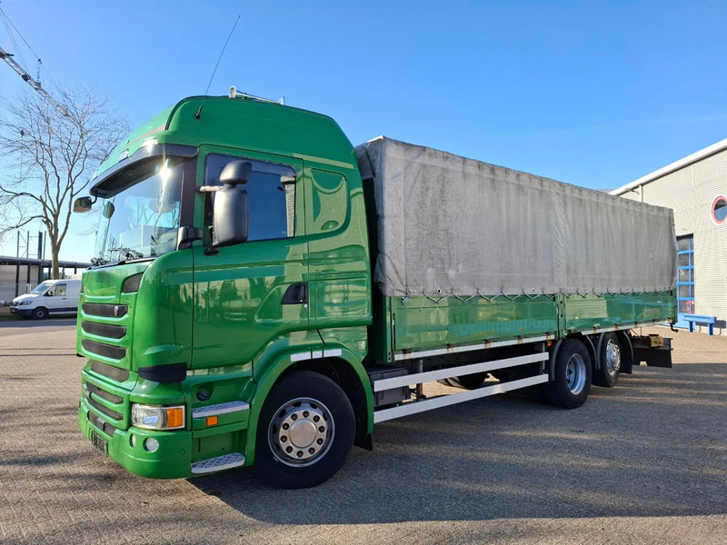 Scania R410 / GERMAN TRUCK / RETARDER / LIFT+LENKACHSE / SLIDING ROOF / SMART TACHO / PARK AIRCO / NAVI / LWDS / AUTOMATIC / EURO-6 / 2 - 커튼사이더 트럭 : 사진 1 Scania R410 / GERMAN TRUCK / RETARDER / LIFT+LENKACHSE / SLIDING ROOF / SMART TACHO / PARK AIRCO / NAVI / LWDS / AUTOMATIC / EURO-6 / 2 - 커튼사이더 트럭 : 사진 1