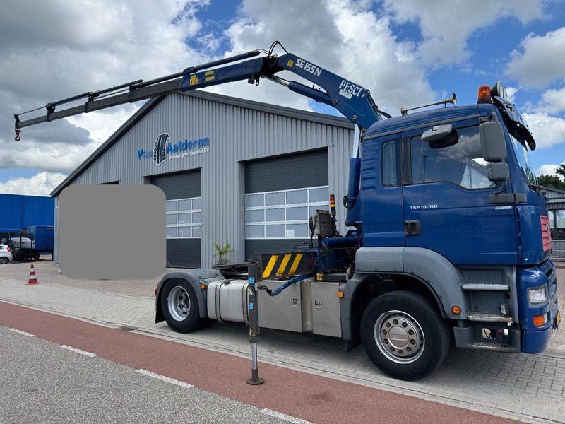 MAN TGA 18.310, Crane Pesci SE155N/4, Manual Kran, Grua, Grue, Kraan - 트랙터 유닛 : 사진 1 MAN TGA 18.310, Crane Pesci SE155N/4, Manual Kran, Grua, Grue, Kraan - 트랙터 유닛 : 사진 1