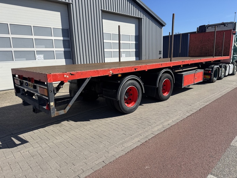 Samro 233 DCR, Kooi-aap, Power Steering, Lift Axle - 드롭사이드/ 플랫베드 세미 트레일러 : 사진 3 Samro 233 DCR, Kooi-aap, Power Steering, Lift Axle - 드롭사이드/ 플랫베드 세미 트레일러 : 사진 3