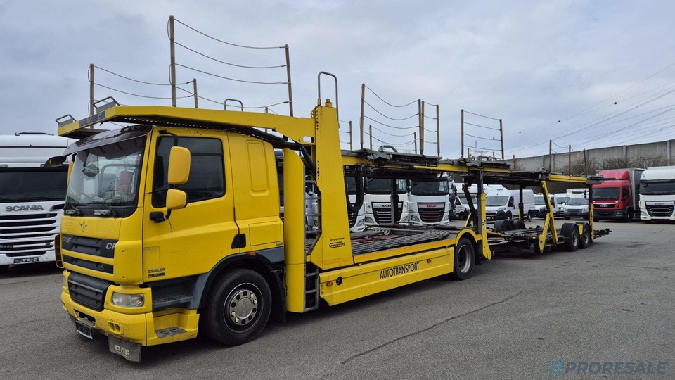 DAF FA CF 75.360 EURO 5 přepravník aut - prodejné jen s přívěsem GROENEWOLD P0461K - cena je za celou soupravu - 자동 운반 장치 트럭 : 사진 2 DAF FA CF 75.360 EURO 5 přepravník aut - prodejné jen s přívěsem GROENEWOLD P0461K - cena je za celou soupravu - 자동 운반 장치 트럭 : 사진 2