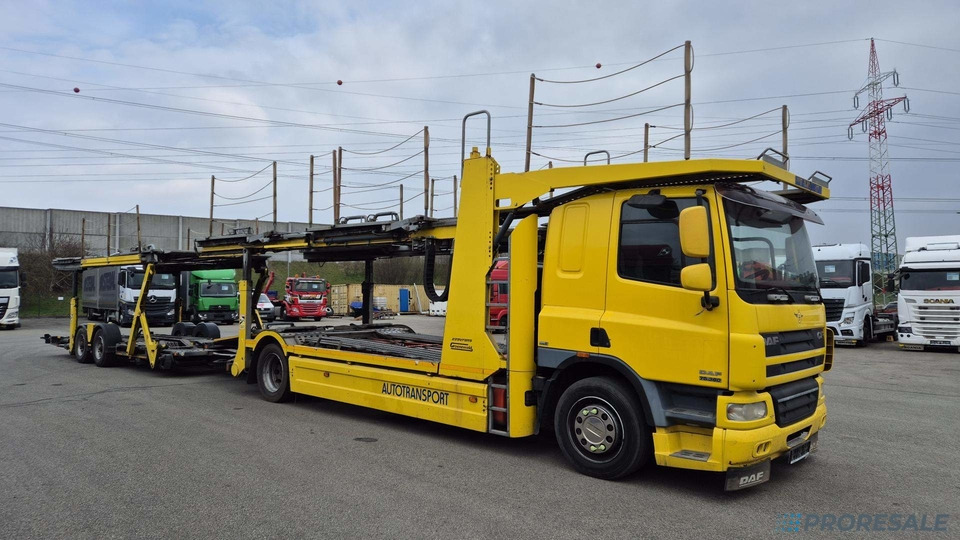 DAF FA CF 75.360 EURO 5 přepravník aut - prodejné jen s přívěsem GROENEWOLD P0461K - cena je za celou soupravu - 자동 운반 장치 트럭 : 사진 1 DAF FA CF 75.360 EURO 5 přepravník aut - prodejné jen s přívěsem GROENEWOLD P0461K - cena je za celou soupravu - 자동 운반 장치 트럭 : 사진 1