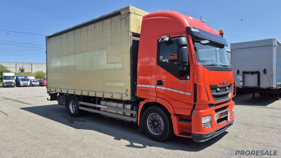 IVECO STRALIS AS 190S42 EURO 6 - valník s plachtou + hydraulické čelo - 커튼사이더 트럭 : 사진 1 IVECO STRALIS AS 190S42 EURO 6 - valník s plachtou + hydraulické čelo - 커튼사이더 트럭 : 사진 1