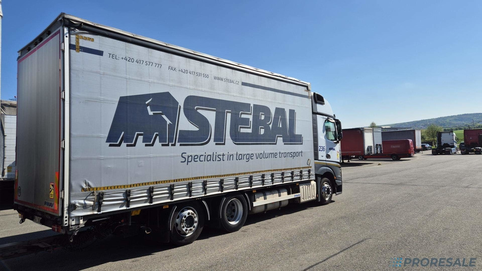 MERCEDES-BENZ ACTROS 2542 6X2 EURO 6 velkoobjemová souprava - prodejné jen s přívěsem PANAV P0465Z - cena je za celou soupravu - 커튼사이더 트럭 : 사진 4 MERCEDES-BENZ ACTROS 2542 6X2 EURO 6 velkoobjemová souprava - prodejné jen s přívěsem PANAV P0465Z - cena je za celou soupravu - 커튼사이더 트럭 : 사진 4