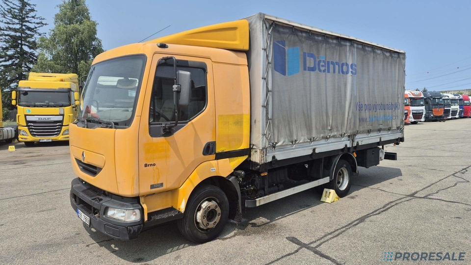 RENAULT MIDLUM 150.09/B EURO 3 - valník s plachtou - 커튼사이더 트럭 : 사진 2 RENAULT MIDLUM 150.09/B EURO 3 - valník s plachtou - 커튼사이더 트럭 : 사진 2