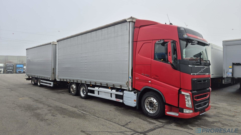 VOLVO FH 500 GLOBE XL EURO 6 - velkoobjemová souprava - prodejné jen s přívěsem WECON P0481W - cena je za celou soupravu - 커튼사이더 트럭 : 사진 1 VOLVO FH 500 GLOBE XL EURO 6 - velkoobjemová souprava - prodejné jen s přívěsem WECON P0481W - cena je za celou soupravu - 커튼사이더 트럭 : 사진 1