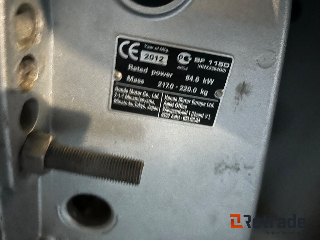 2012 Båt motor Honda Four Stroke 115 hk - 기타 기계 : 사진 4 2012 Båt motor Honda Four Stroke 115 hk - 기타 기계 : 사진 4