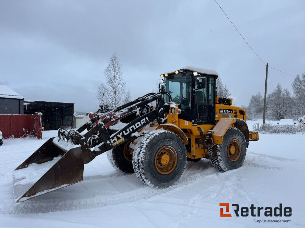 Hjullastare Hyundai HL730 TM-7 med planerskopa - 건설기계 : 사진 1 Hjullastare Hyundai HL730 TM-7 med planerskopa - 건설기계 : 사진 1