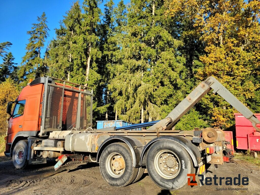 Lastväxlare plogutrustad med underbett Volvo FM 12 , Full parabel - 후크 리프트 트럭, 크레인 트럭 : 사진 4 Lastväxlare plogutrustad med underbett Volvo FM 12 , Full parabel - 후크 리프트 트럭, 크레인 트럭 : 사진 4