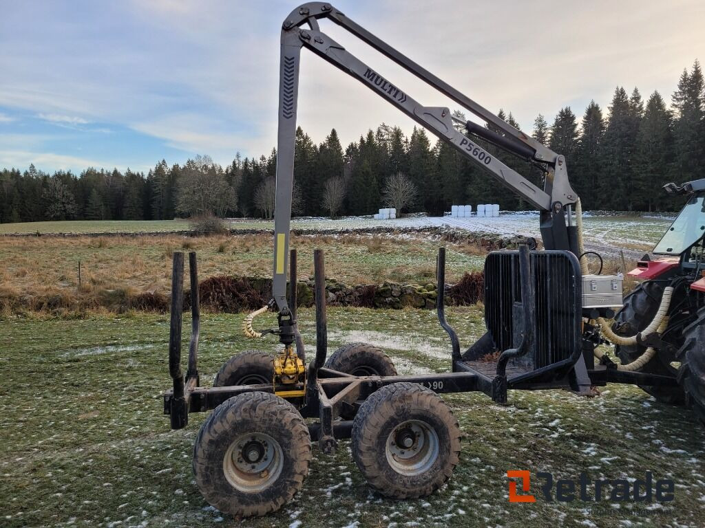 Skogsvagn Huggarvagn med kran Trejon Multiforest MF90 - 임업용 트레일러 : 사진 3 Skogsvagn Huggarvagn med kran Trejon Multiforest MF90 - 임업용 트레일러 : 사진 3