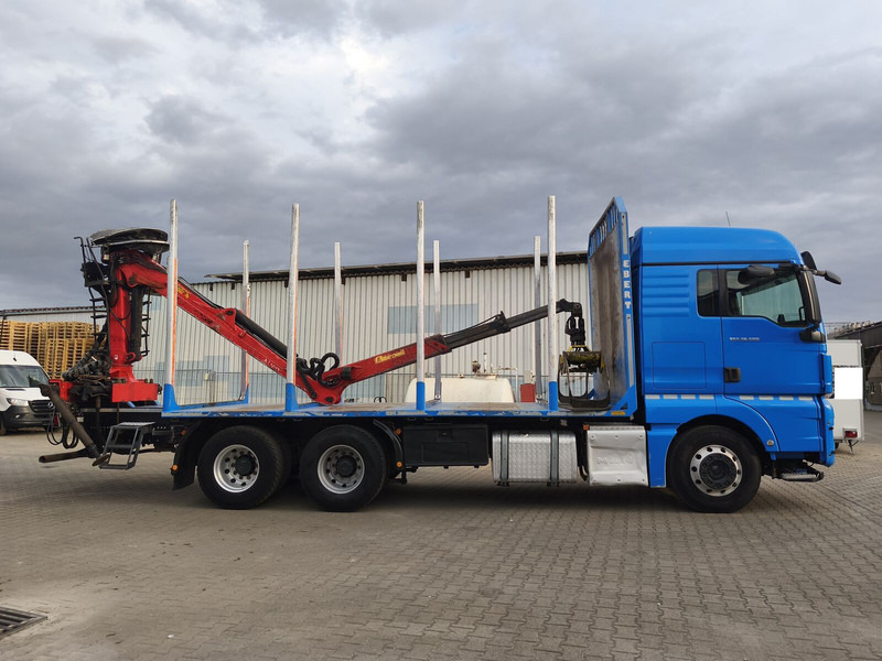 MAN TGX 26.500 Holz-LKW Euro6 6x4 Holztransporter m Palfinger (16) - 목재 트럭, 크레인 트럭 : 사진 4 MAN TGX 26.500 Holz-LKW Euro6 6x4 Holztransporter m Palfinger (16) - 목재 트럭, 크레인 트럭 : 사진 4