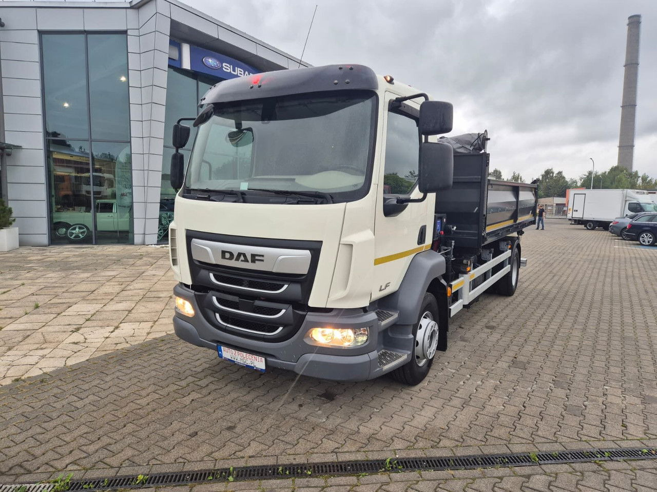 DAF LF 210 HDS HMF / Kipper / Like NEW - 덤프트럭, 크레인 트럭 : 사진 2 DAF LF 210 HDS HMF / Kipper / Like NEW - 덤프트럭, 크레인 트럭 : 사진 2