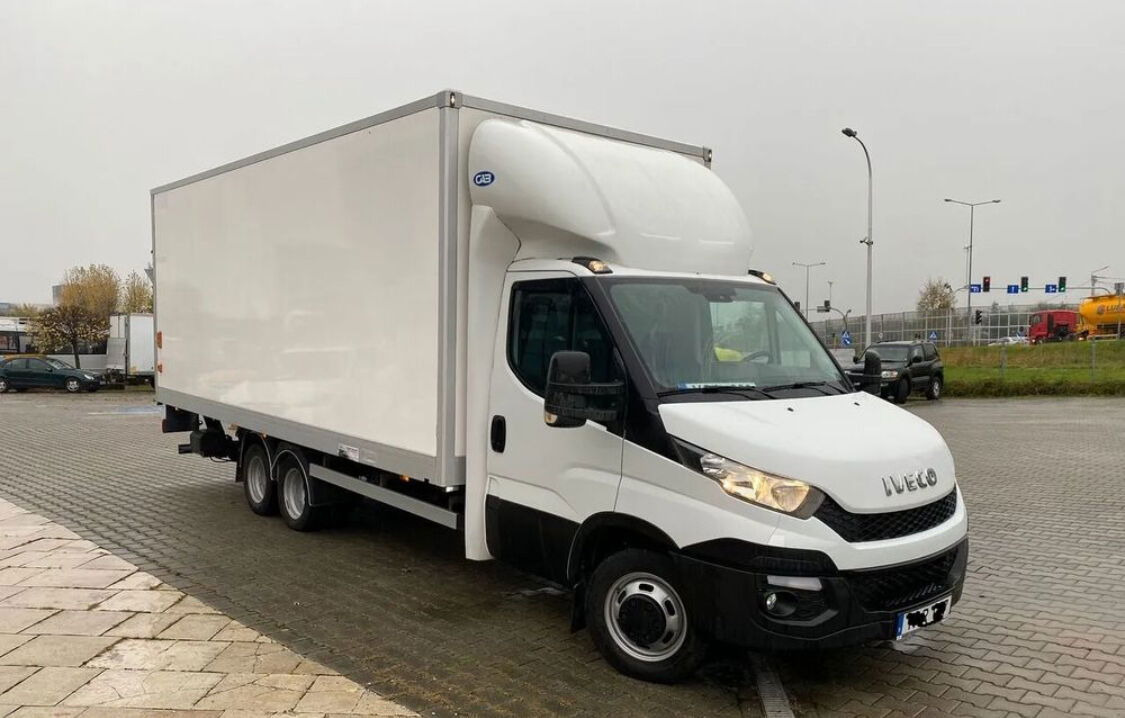 Iveco Daily 35C18 35C180 / Container / Veldhuizen Trailer / KAT. B+E - 박스 밴 : 사진 3 Iveco Daily 35C18 35C180 / Container / Veldhuizen Trailer / KAT. B+E - 박스 밴 : 사진 3