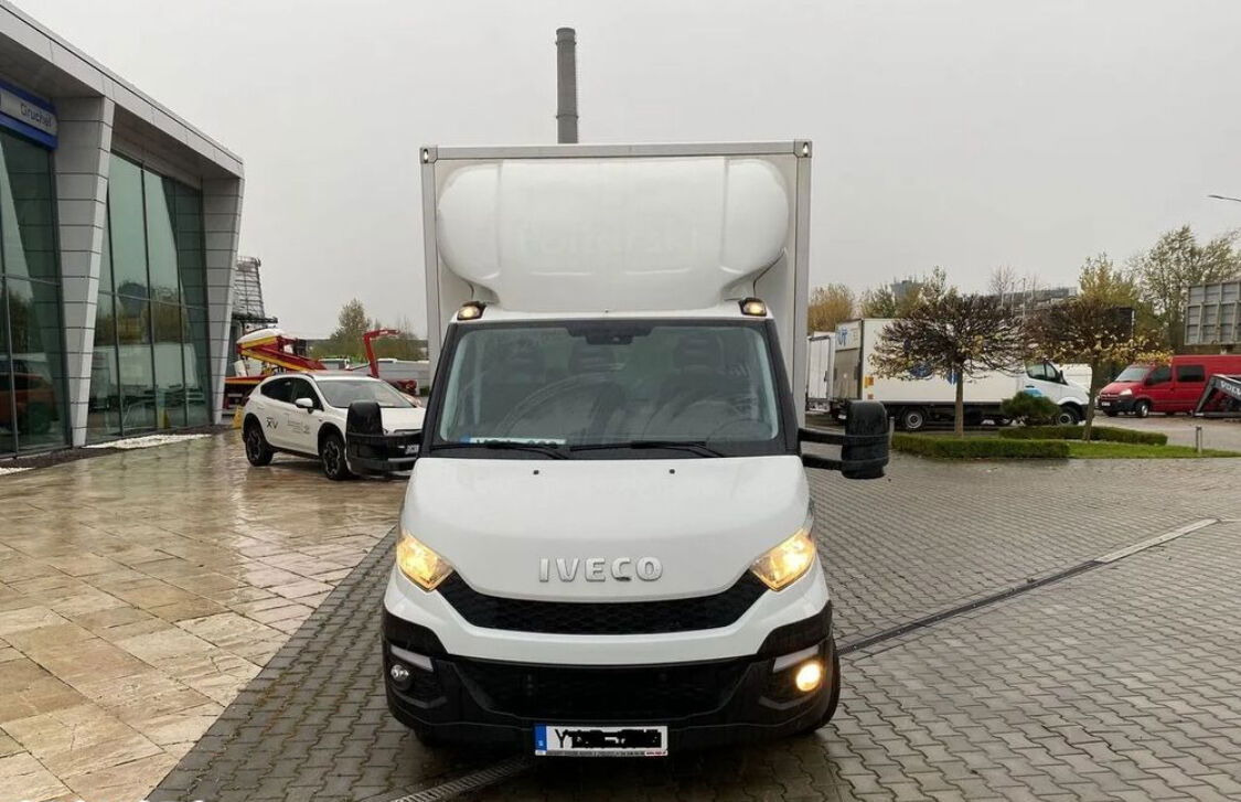 Iveco Daily 35C18 35C180 / Container / Veldhuizen Trailer / KAT. B+E - 박스 밴 : 사진 2 Iveco Daily 35C18 35C180 / Container / Veldhuizen Trailer / KAT. B+E - 박스 밴 : 사진 2