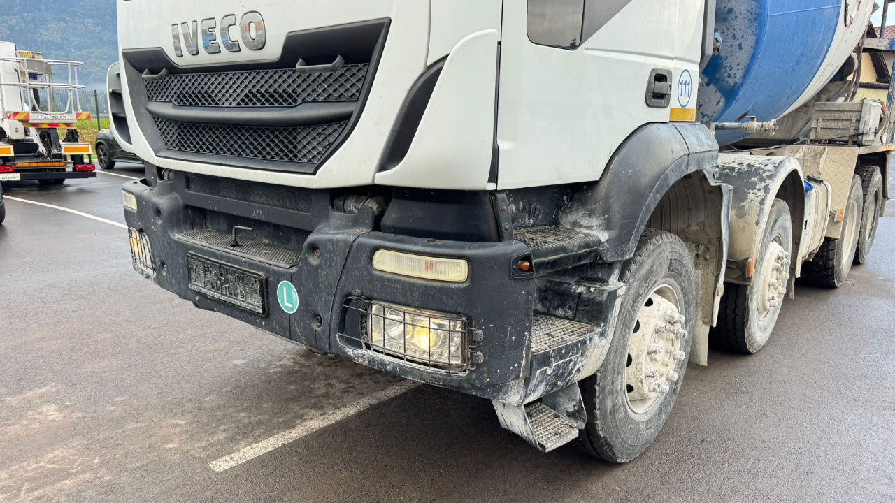 Iveco Trakker AD340TB45 8x4 mixer 10m3 - 콘크리트 믹서 트럭 : 사진 2 Iveco Trakker AD340TB45 8x4 mixer 10m3 - 콘크리트 믹서 트럭 : 사진 2
