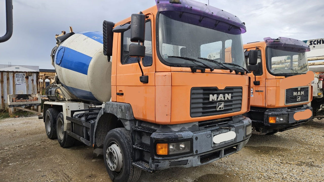 MAN FE 410A 6x4 mixer - 7m3 - euro 3 - 콘크리트 믹서 트럭 : 사진 2 MAN FE 410A 6x4 mixer - 7m3 - euro 3 - 콘크리트 믹서 트럭 : 사진 2