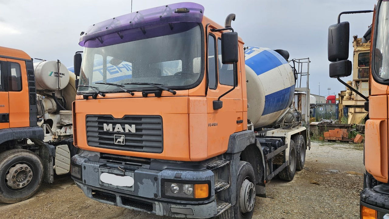 MAN FE 410A 8x4 mixer - 7m3 - euro 3 - 콘크리트 믹서 트럭 : 사진 1 MAN FE 410A 8x4 mixer - 7m3 - euro 3 - 콘크리트 믹서 트럭 : 사진 1