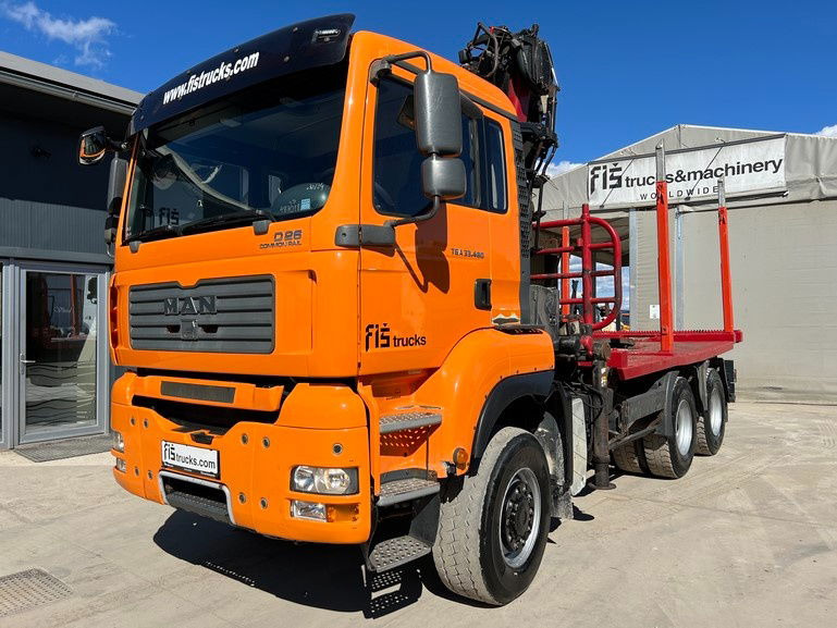 MAN TGA 33.480 6x6 forest truck - Complete Spring - LIV 170 Z + scissors - 목재 트럭 : 사진 1 MAN TGA 33.480 6x6 forest truck - Complete Spring - LIV 170 Z + scissors - 목재 트럭 : 사진 1