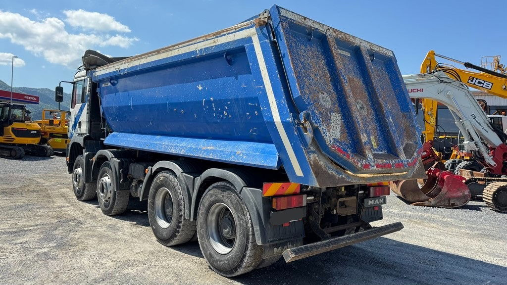 MAN TGA 41.480 8x4 tipper 19m3 - ac - hydraulic side - 덤프트럭 : 사진 5 MAN TGA 41.480 8x4 tipper 19m3 - ac - hydraulic side - 덤프트럭 : 사진 5