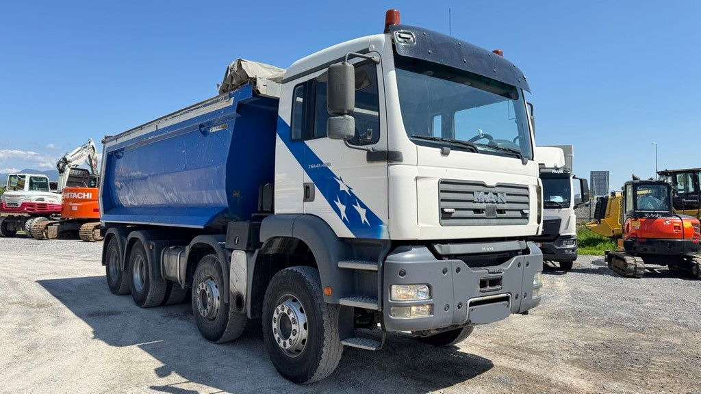 MAN TGA 41.480 8x4 tipper 19m3 - ac - hydraulic side - 덤프트럭 : 사진 3 MAN TGA 41.480 8x4 tipper 19m3 - ac - hydraulic side - 덤프트럭 : 사진 3