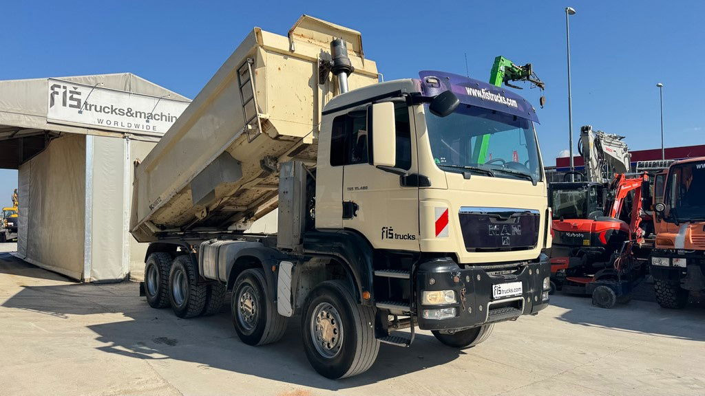 덤프트럭 MAN TGS 35.480 8x4 dumper tipper : 사진 8