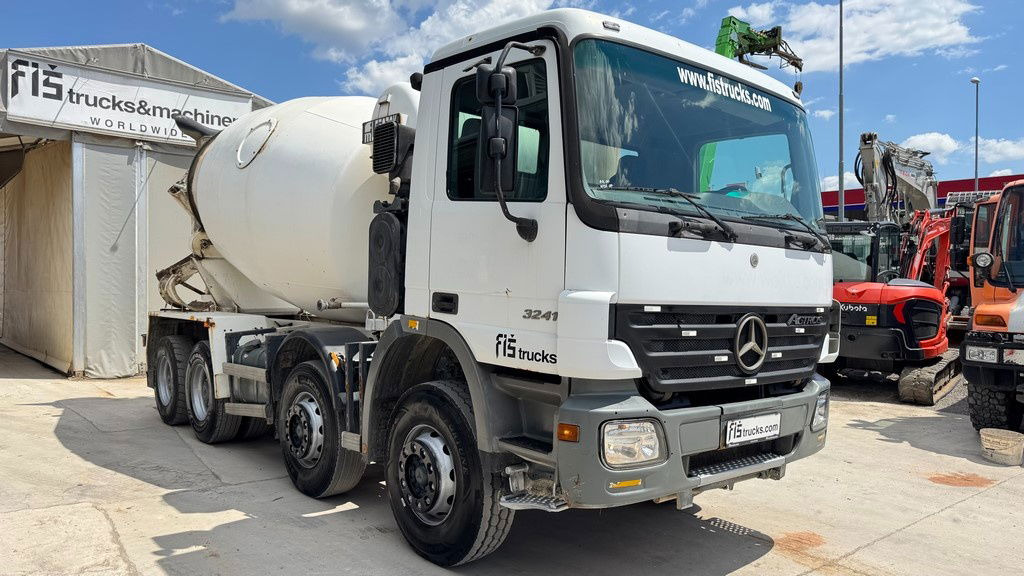 Mercedes-Benz Actros 3241 8x4 mixer 9m3 - 콘크리트 믹서 트럭 : 사진 5 Mercedes-Benz Actros 3241 8x4 mixer 9m3 - 콘크리트 믹서 트럭 : 사진 5