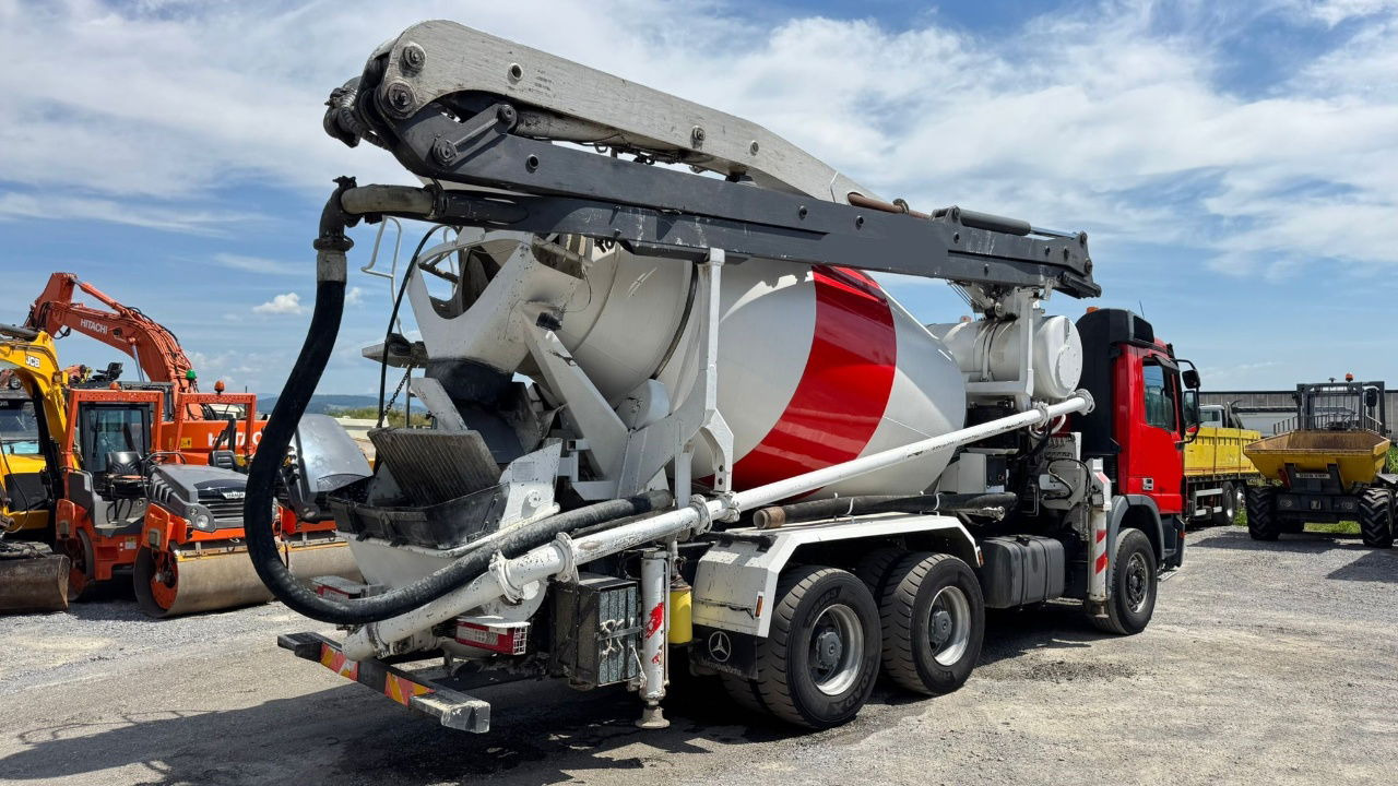 Mercedes-Benz Actros 3341 6x4 7m3 + 24m Cifa - 콘크리트 믹서 트럭 : 사진 4 Mercedes-Benz Actros 3341 6x4 7m3 + 24m Cifa - 콘크리트 믹서 트럭 : 사진 4
