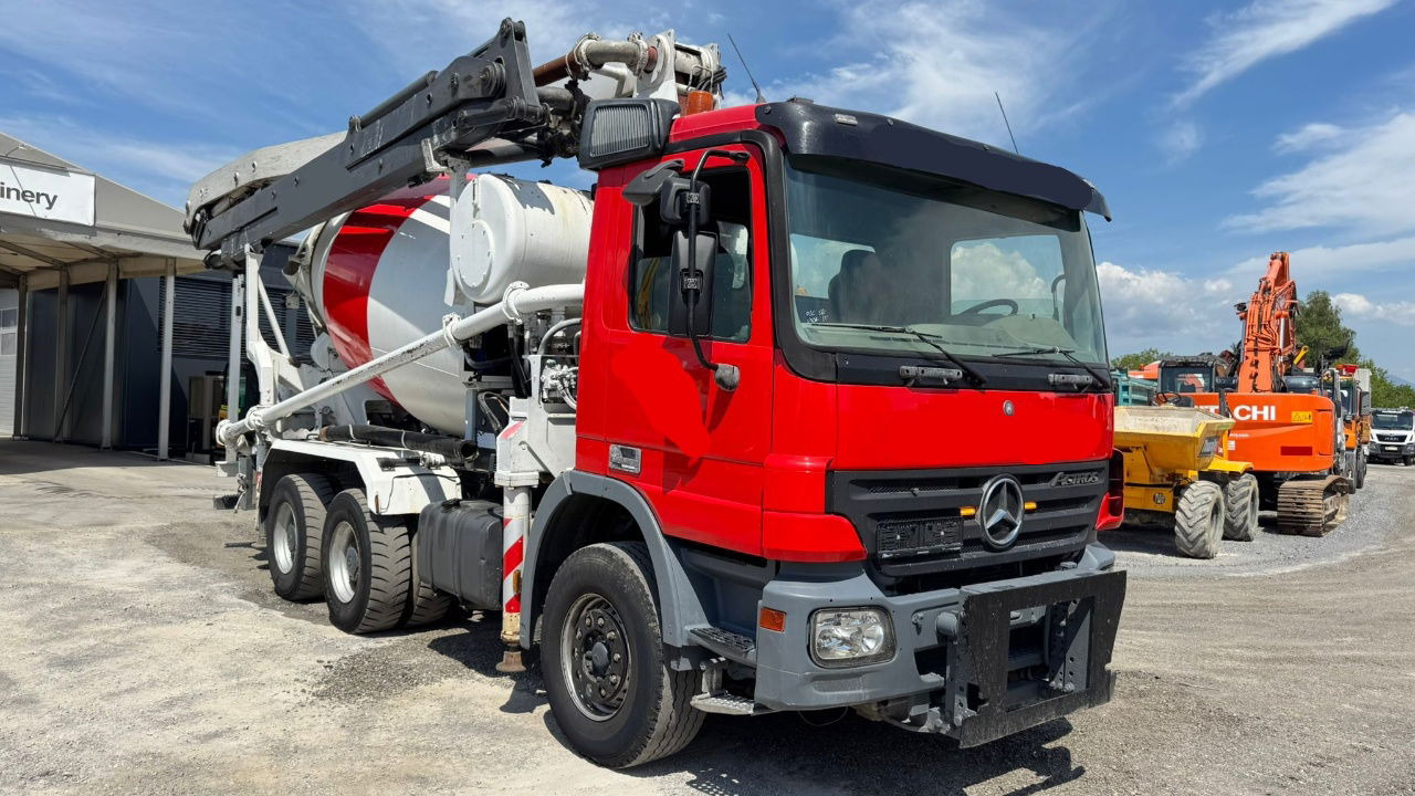 Mercedes-Benz Actros 3341 6x4 7m3 + 24m Cifa - 콘크리트 믹서 트럭 : 사진 3 Mercedes-Benz Actros 3341 6x4 7m3 + 24m Cifa - 콘크리트 믹서 트럭 : 사진 3