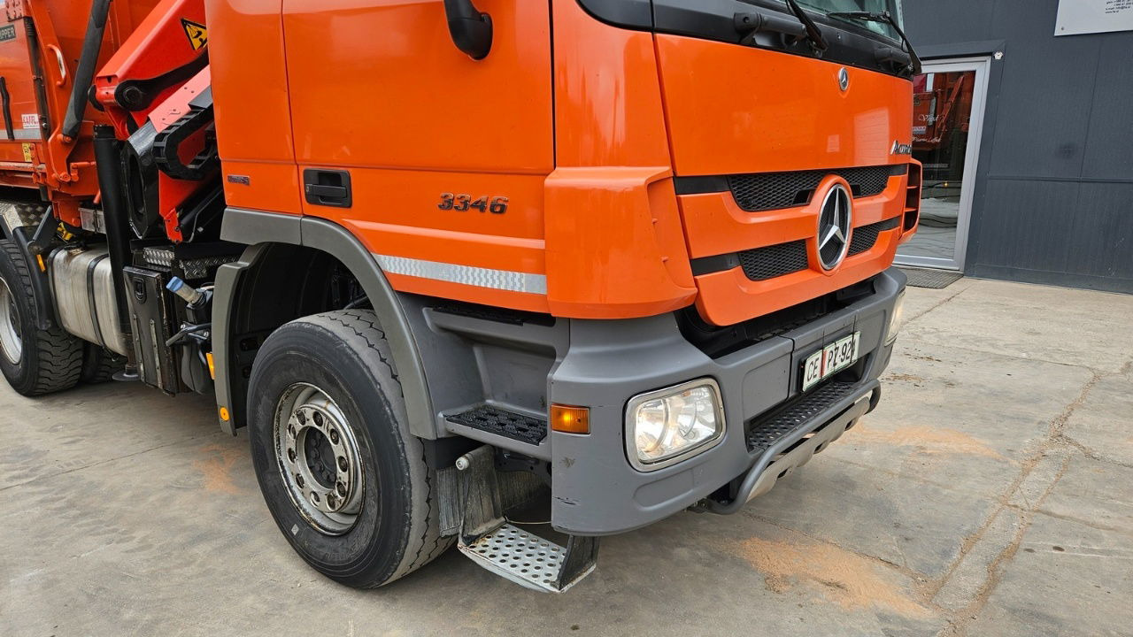 Mercedes-Benz Actros 3346 K palfinger PK 18002 - bordmatic - meiller tipper - EPS 3 pedals - 덤프트럭 : 사진 3 Mercedes-Benz Actros 3346 K palfinger PK 18002 - bordmatic - meiller tipper - EPS 3 pedals - 덤프트럭 : 사진 3