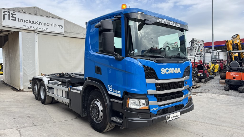 Scania P 360 6x2 palfinger abroll tipper - steering axle - 컨테이너 운반 장치/ 스와프 보디 트럭 : 사진 3 Scania P 360 6x2 palfinger abroll tipper - steering axle - 컨테이너 운반 장치/ 스와프 보디 트럭 : 사진 3