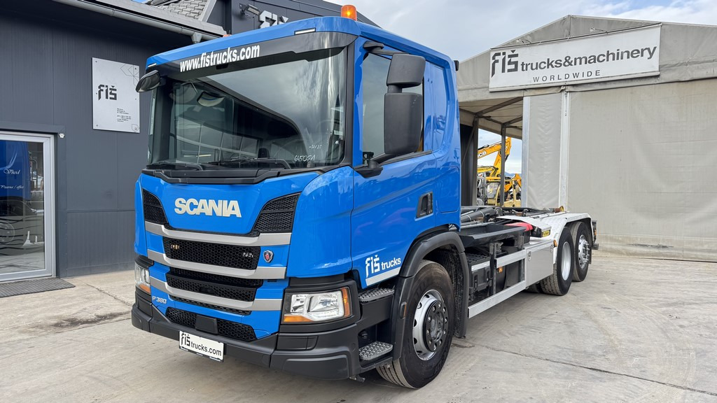 Scania P 360 6x2 palfinger abroll tipper - steering axle - 컨테이너 운반 장치/ 스와프 보디 트럭 : 사진 1 Scania P 360 6x2 palfinger abroll tipper - steering axle - 컨테이너 운반 장치/ 스와프 보디 트럭 : 사진 1