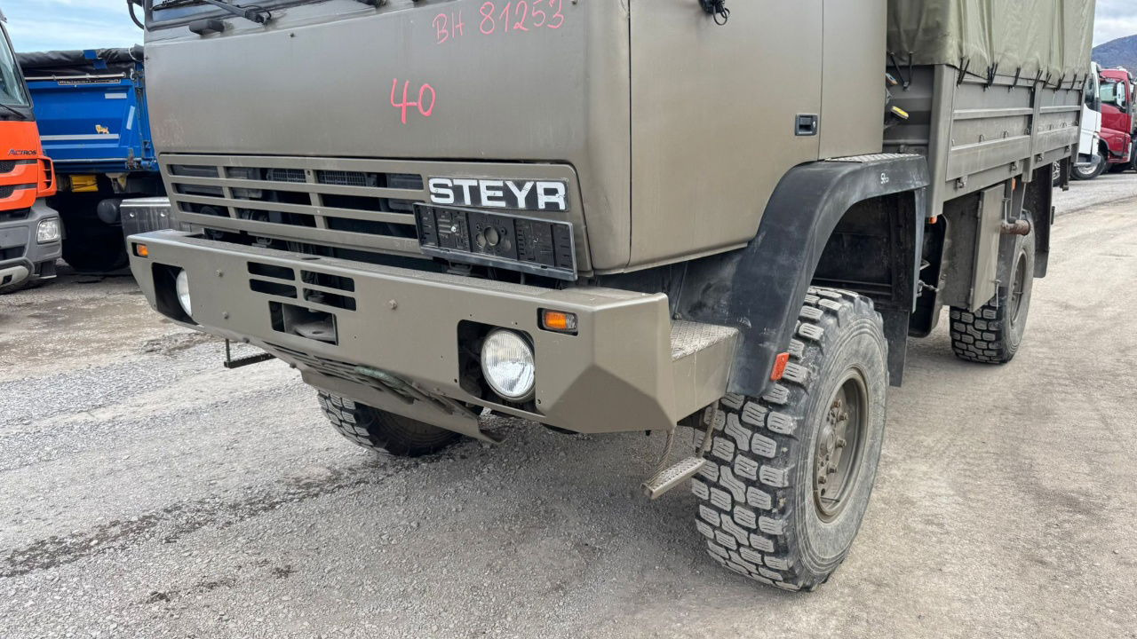 Steyr 12M18 4X4 stake body - truck - 커튼사이더 트럭 : 사진 2 Steyr 12M18 4X4 stake body - truck - 커튼사이더 트럭 : 사진 2