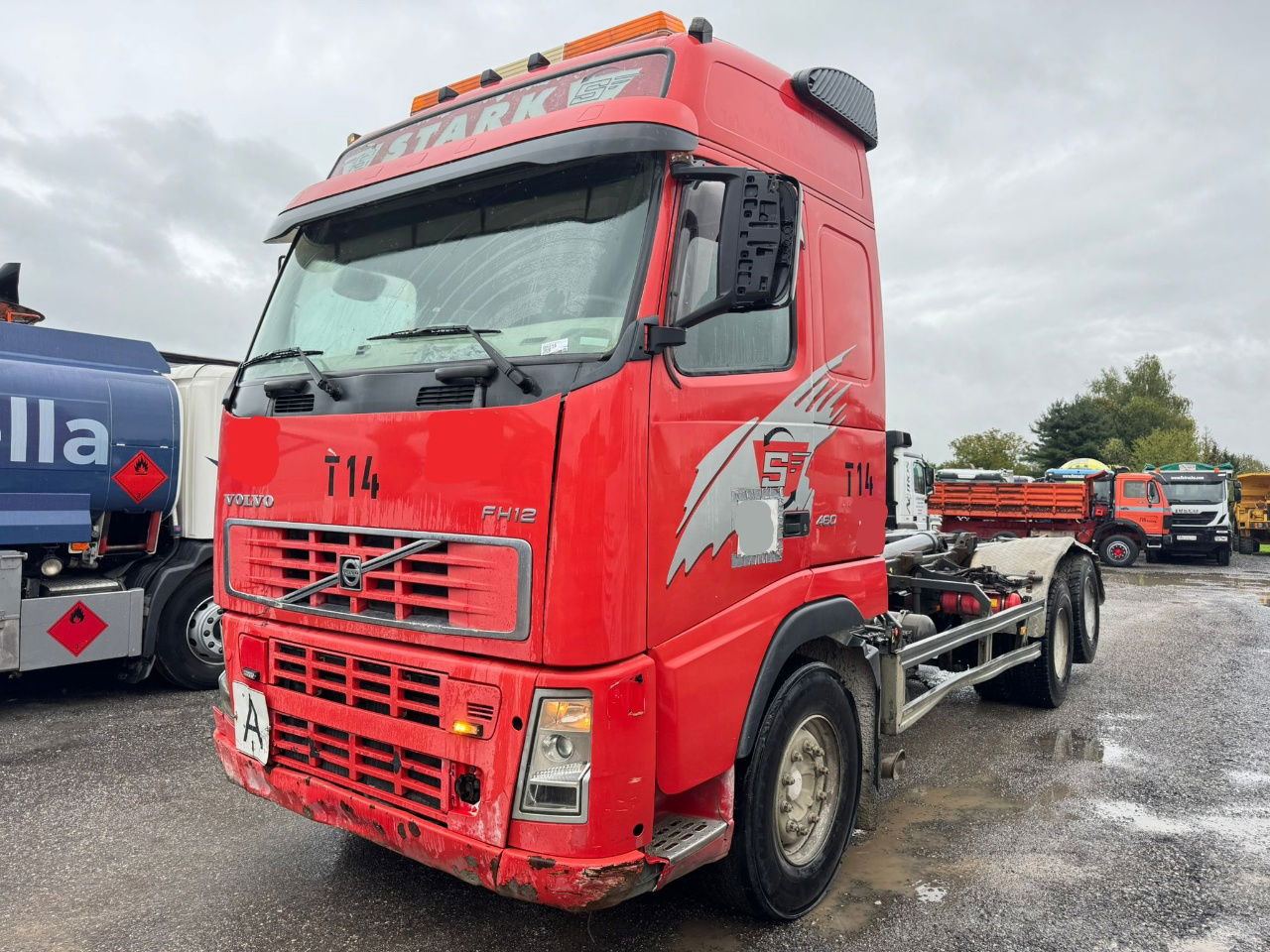 Volvo FH 12 460 6x2 Meiller abroll tipper - motor brake - lifting axle - 컨테이너 운반 장치/ 스와프 보디 트럭 : 사진 1 Volvo FH 12 460 6x2 Meiller abroll tipper - motor brake - lifting axle - 컨테이너 운반 장치/ 스와프 보디 트럭 : 사진 1