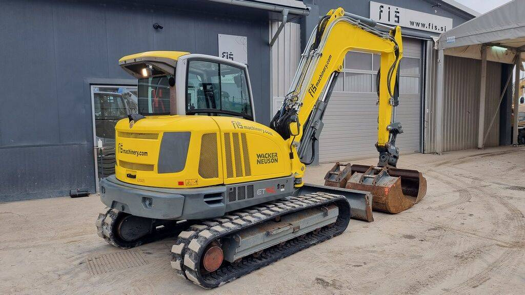 WACKER NEUSON ET90 - Powertilt - 3X Buckets - 2018 Year - Camera - 미니 굴삭기 : 사진 5 WACKER NEUSON ET90 - Powertilt - 3X Buckets - 2018 Year - Camera - 미니 굴삭기 : 사진 5